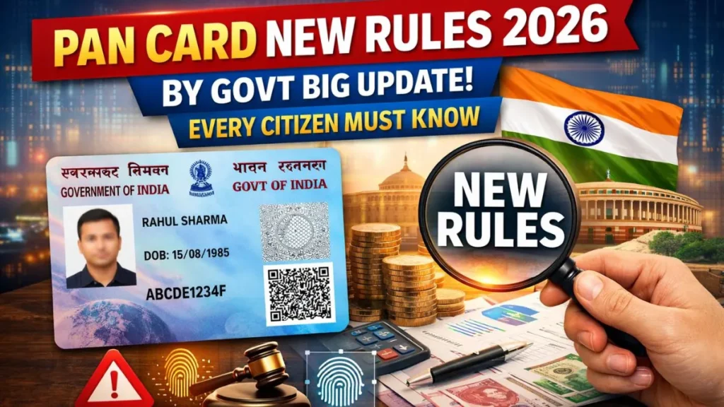 PAN Card New Rules 2026